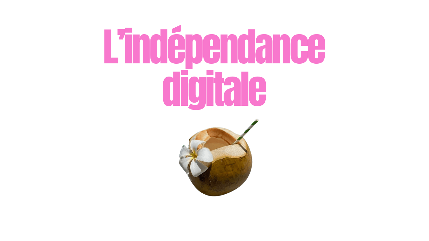 L'INDEPENDANCE DIGITALE
